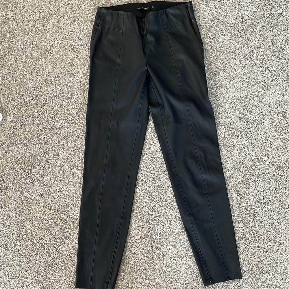 Zara leather pants